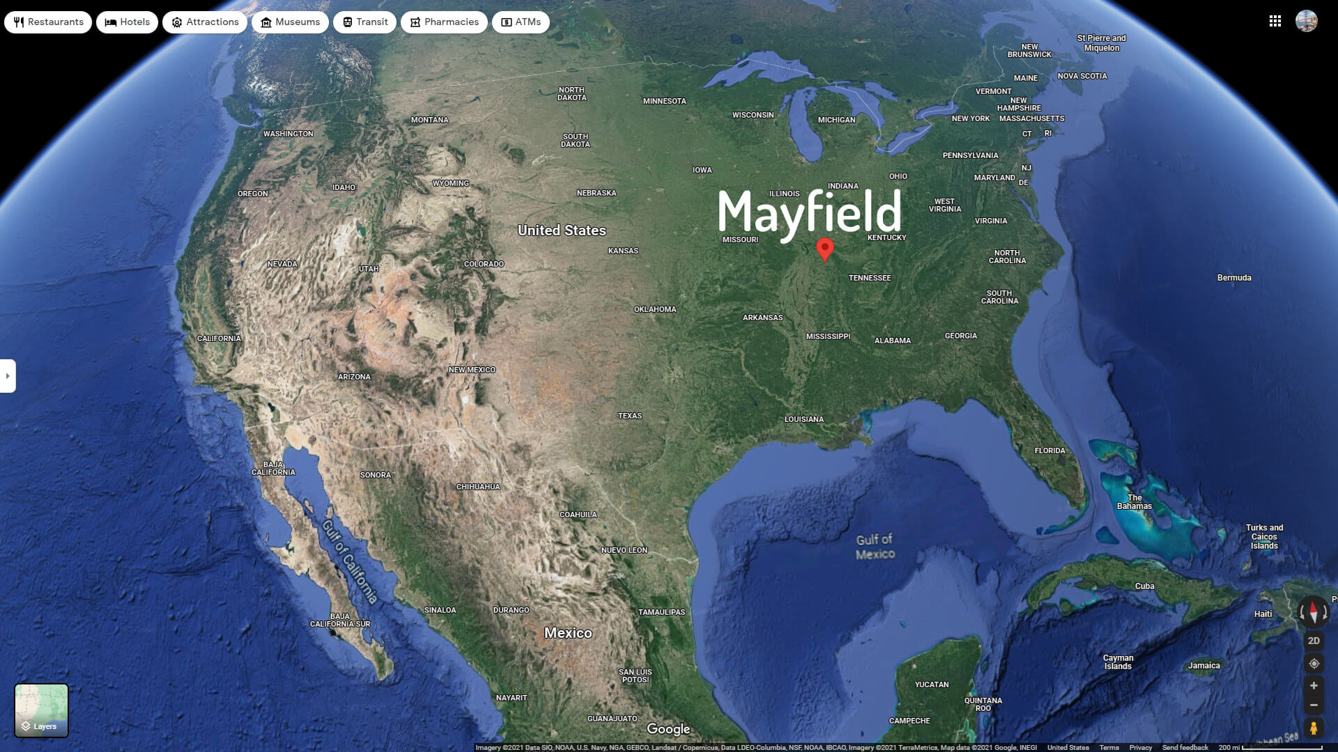 Where is Mayfield in the US